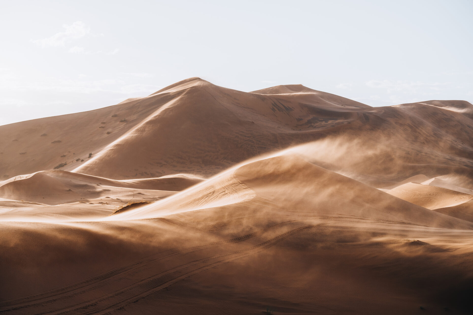 Dunes de sable du désert marocain